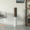 Modern White & Brown Decor Ribbed Accent - 31.5 Inches, Decorative Statement Piece for Living Room, Bedroom, or Office, Tall Floor Vase for Home Décor, Elegant Home Accent, White and Brown Floor Vase